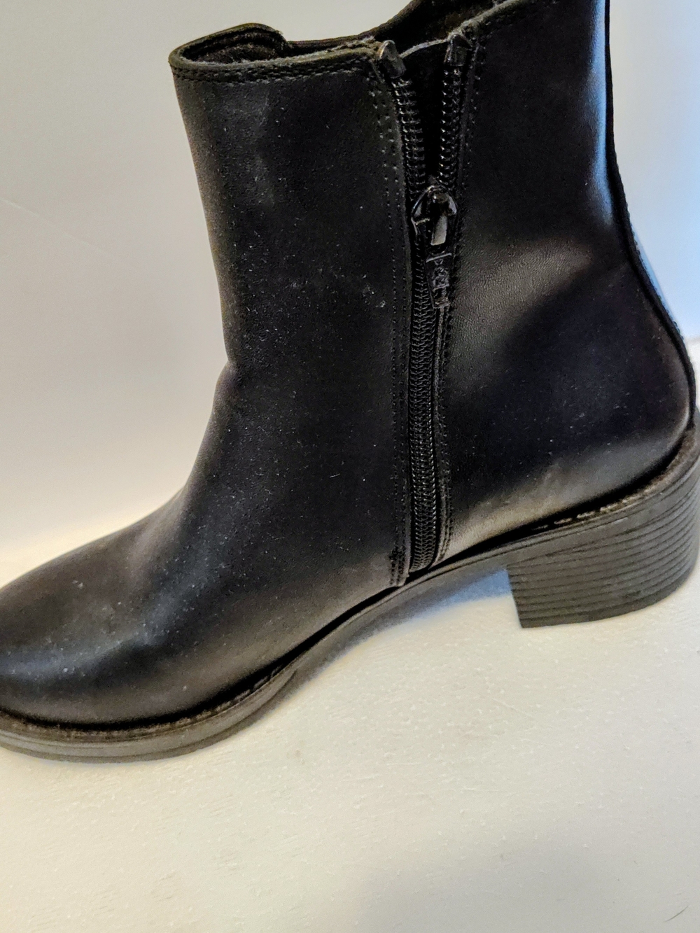 Ladies Sonoma Black Side-Zip Ankle Boots